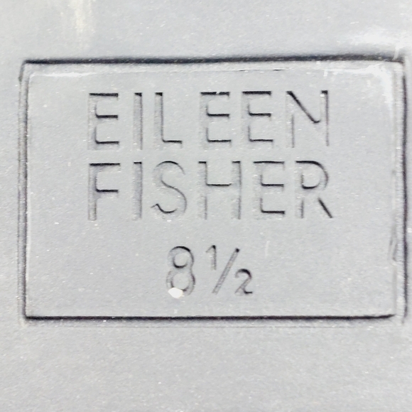 Eileen Fisher Dylan Scrunched Metallic Tan Elastic Strap Flat Summer Sandal M433 - Picture 11 of 12